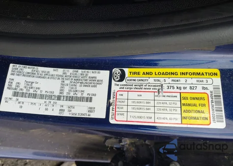 2016 Ford Fiesta Se z USA, uszkodzony, nr VIN 3FADP4BJ9GM103697